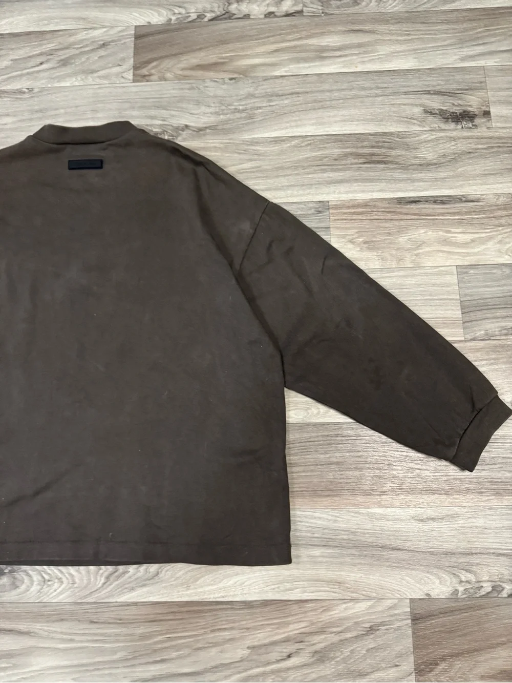 Fear of God Essentials Heavyweight Cotton Crewneck Long Sleeve Size Small